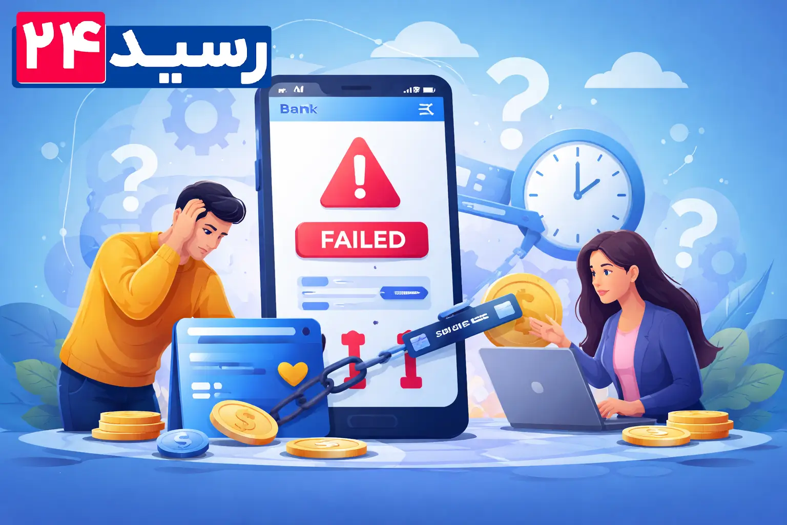 علت واریز نشدن پایا